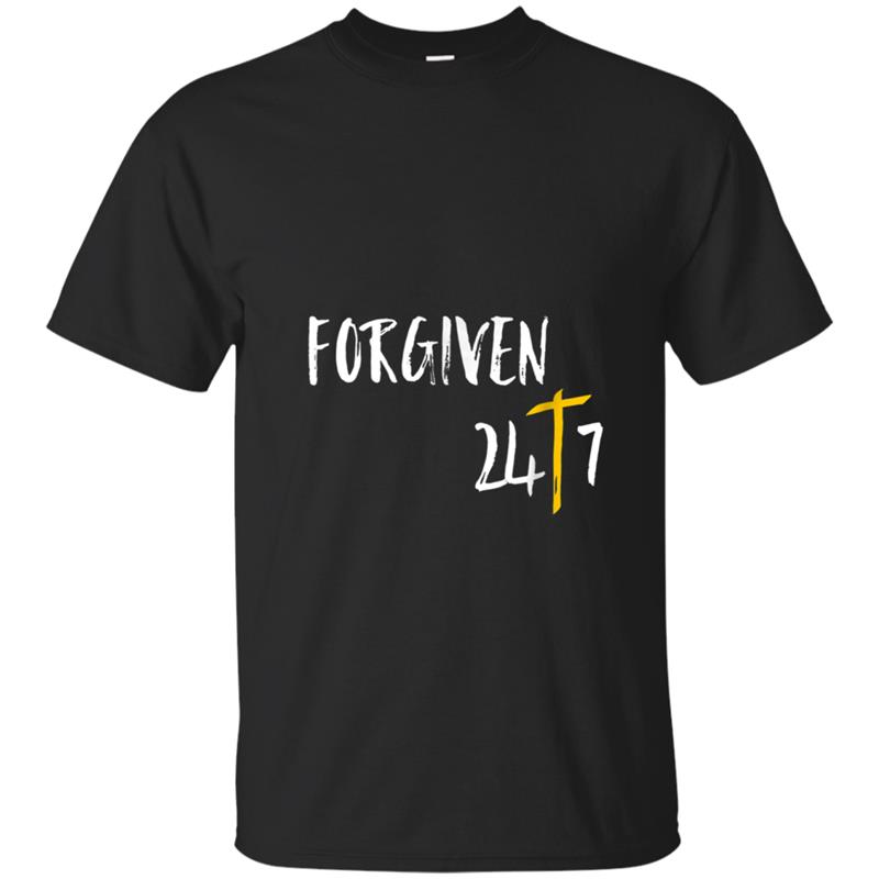 Forgiven 247 Christian Faith  God Jesus Lord T-shirt-mt