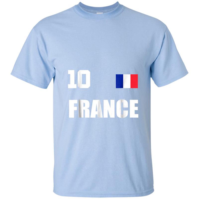 France Football Jersey 10 Kylian Mbappe France Soccer T-shirt-mt ...