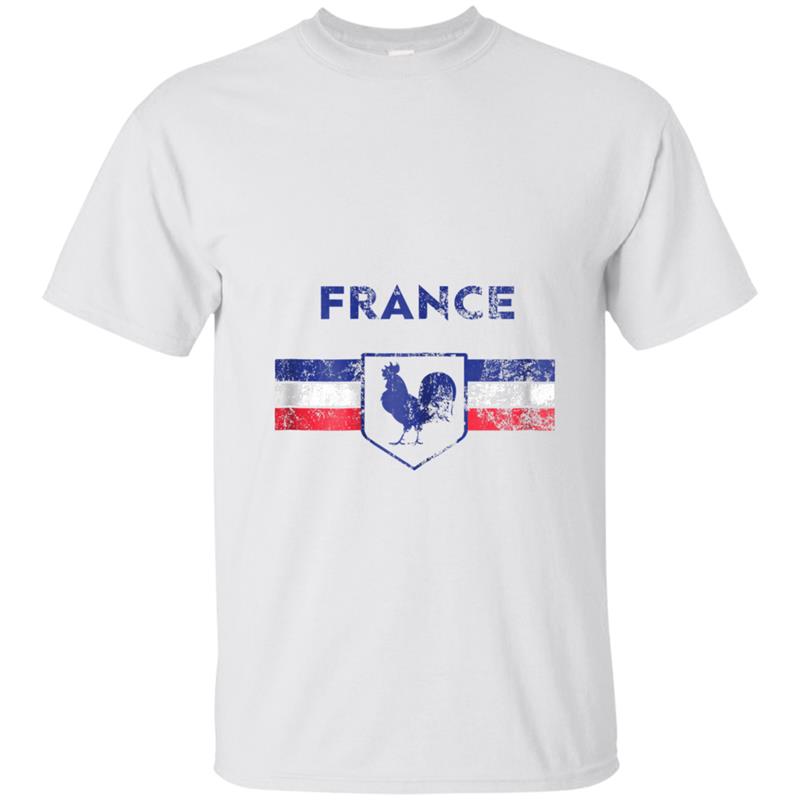 France Soccer Jersey Flag  Rooster Men Women Kid Sizes T-shirt-mt