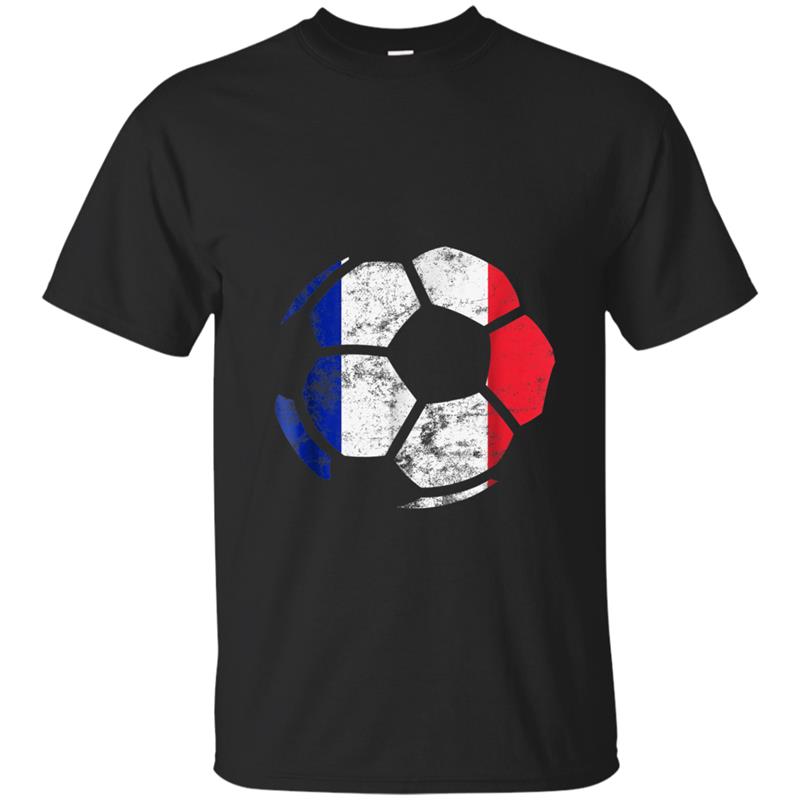 France Soccer  French Football Flag Men Women Kids Gift T-shirt-mt