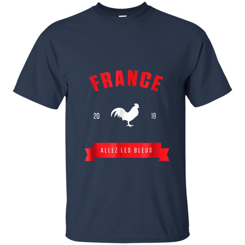 France Dark Soccer Football Jersey Rooster Style T-shirt-mt – Mugartshop