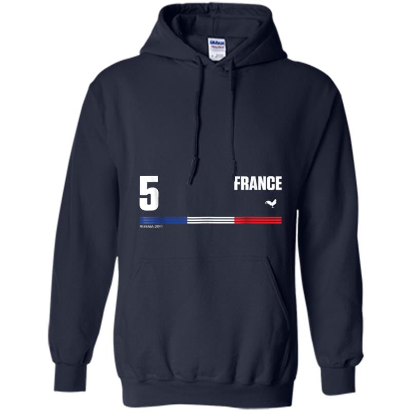 France  Soccer Football Jersey Style Foot 5 Hoodie-mt