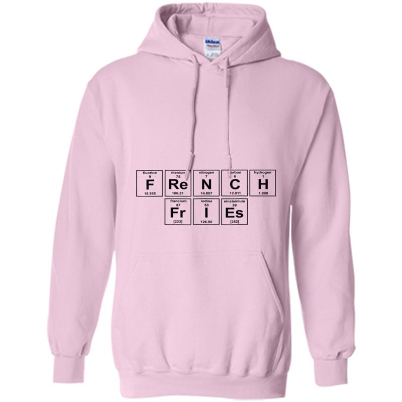 FRENCH FRIES Chemical Element Word Periodic Table Hoodie-mt