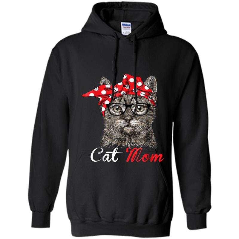 Funny Cat Mom  for Cat Lovers-Mothers Day Gift Hoodie-mt