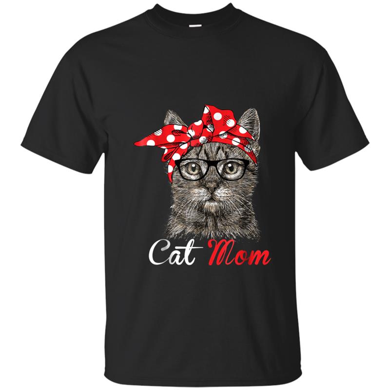 Funny Cat Mom  for Cat Lovers-Mothers Day Gift T-shirt-mt