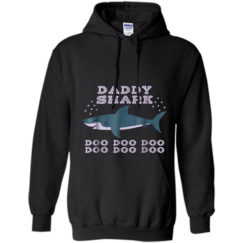 Funny Daddy Shark Doo Doo Doo Hoodie-mt