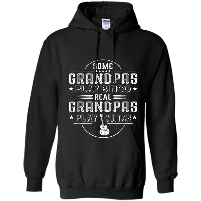 Funny Father's Day Gift - Real Grandpas Play Guitar Hoodie-mt