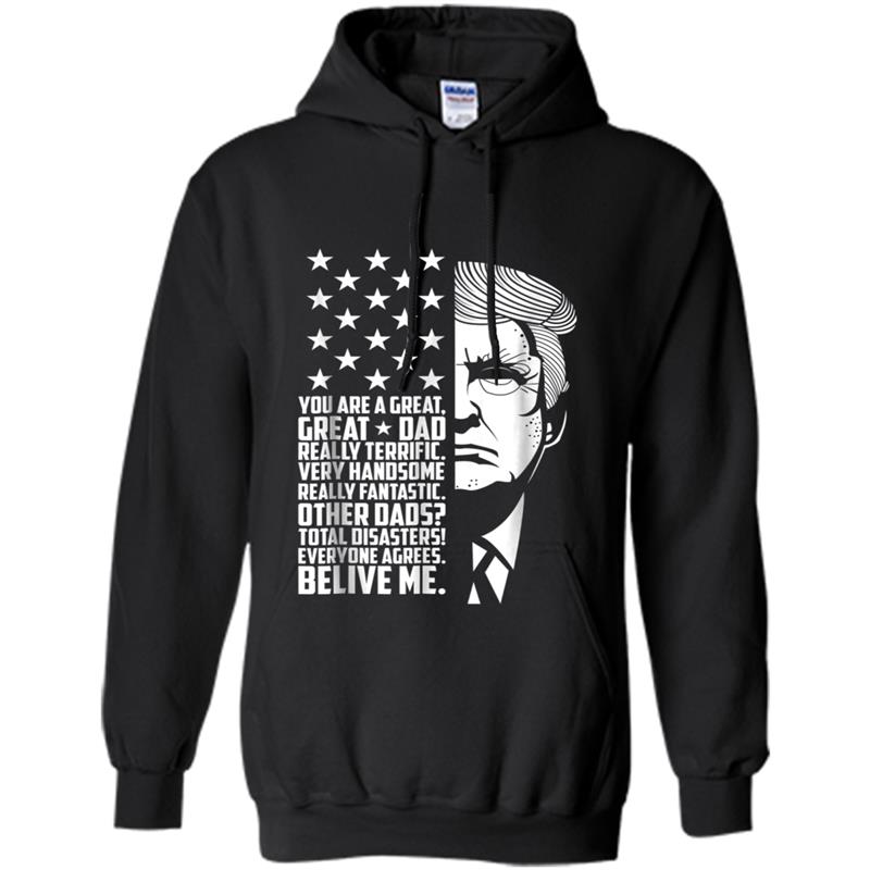 Funny Great Dad Donald Trump Father's Day Gift Hoodie-mt