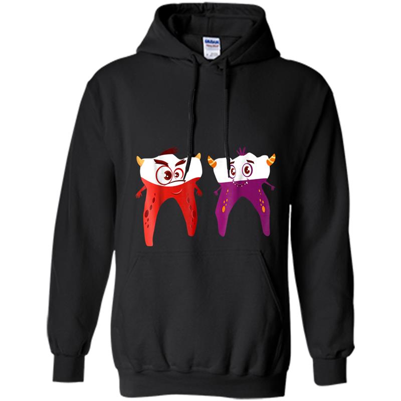 Funny Halloween Gif for Dentist Dental Men Women Kids Hoodie-mt