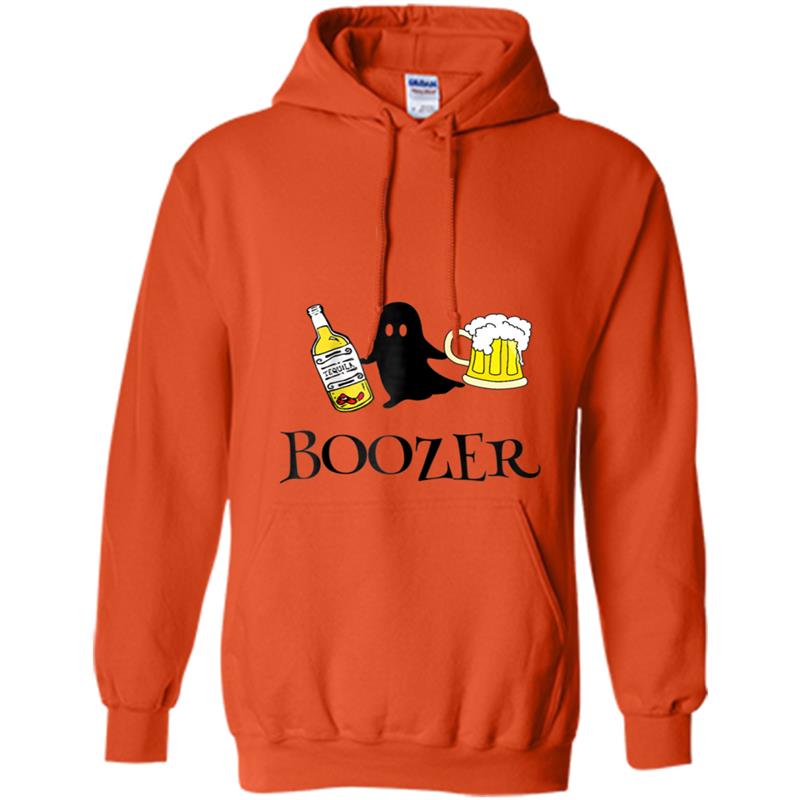 Funny Halloween Pun Ghost Beer and Tequila  Men Women Hoodie-mt