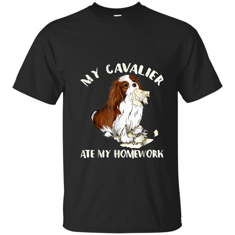 Funny My Cavalier Ate My Homework T-shirt-mt