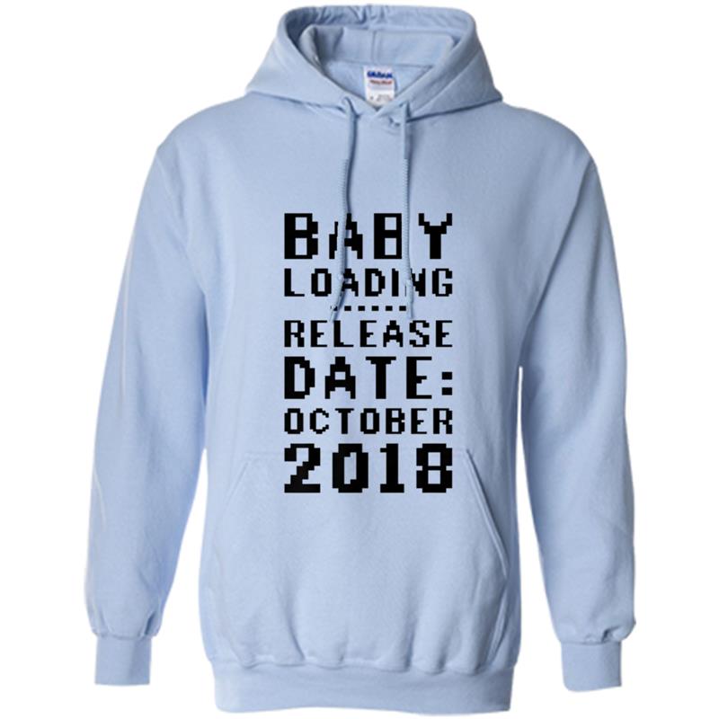 Funny Pregnancy Release Date October 2018  Gift New Mom Hoodie-mt