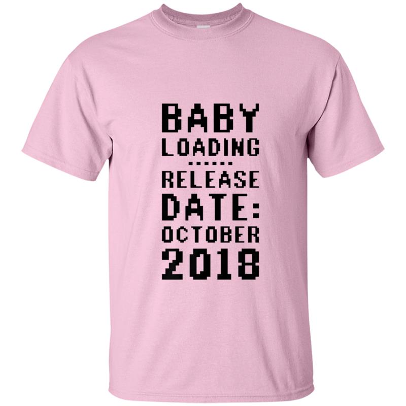 Funny Pregnancy Release Date October 2018  Gift New Mom T-shirt-mt