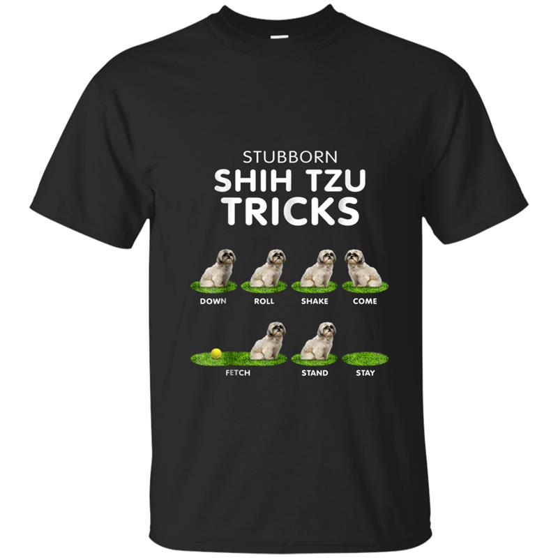Funny Shih Tzu Trick  for men, women & kids dog lover T-shirt-mt