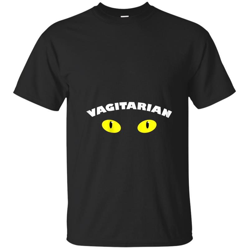 Funny Vagitarian Cat Eyes T-shirt-mt