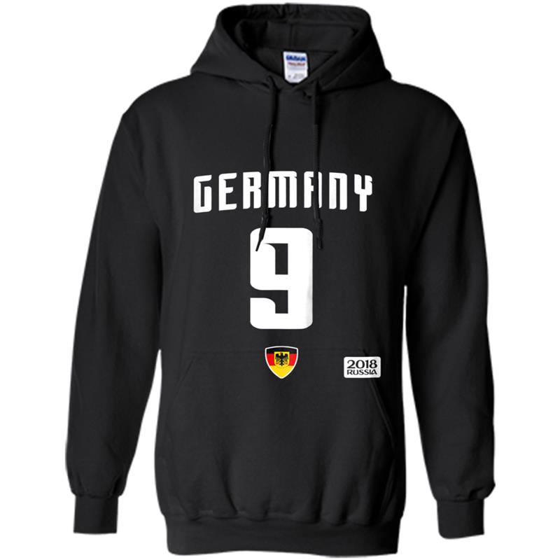 Germany 9 Soccer Jersey Style  Black Fussball 2018 Hoodie-mt