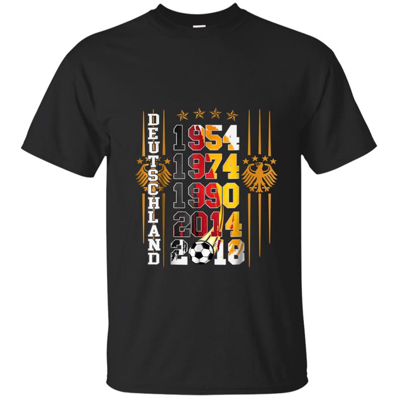 Germany Soccer  with Football Championship Years T-shirt-mt