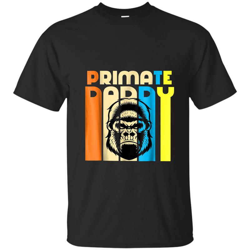 Gorilla Dad  Sleeve Fathers Day Gift For Animal Lovers T-shirt-mt