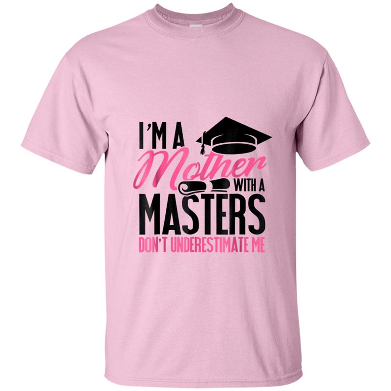 Graduation  for Mom Mother with A Master's Degree Tee T-shirt-mt