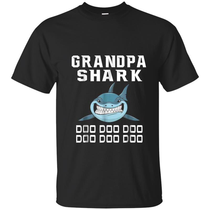 Grandpa Shark Doo Doo Doo  For Men T-shirt-mt