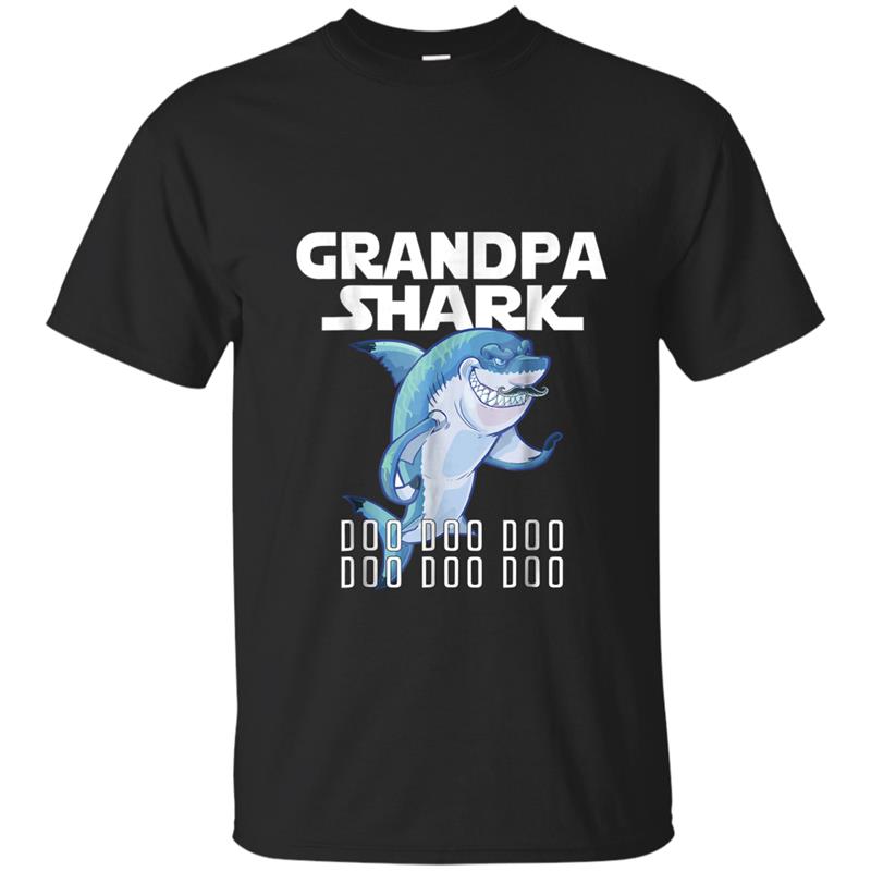 Grandpa Shark  Doo Doo Doo - Father's Day Gift Tee T-shirt-mt