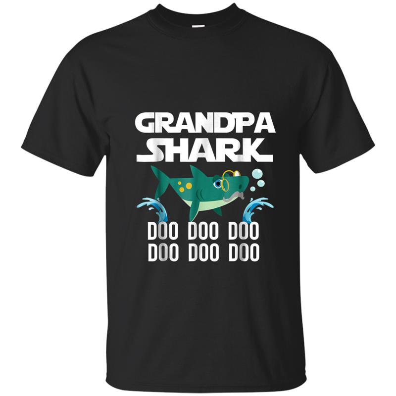 Grandpa Shark  Father's Day Gift from Wife Son Daughter T-shirt-mt