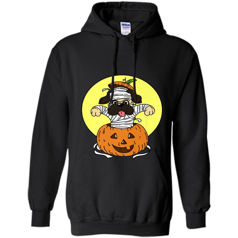 Halloween Mummy Funny  for Dog Lovers Hoodie-mt