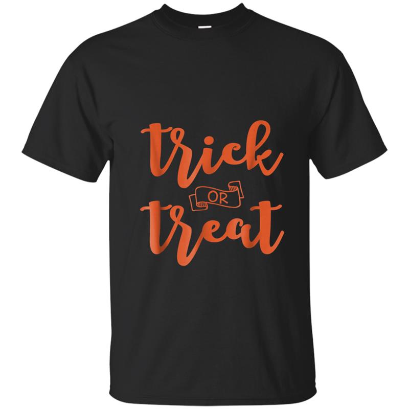 Halloween Trick or Treat October Holiday T-shirt-mt