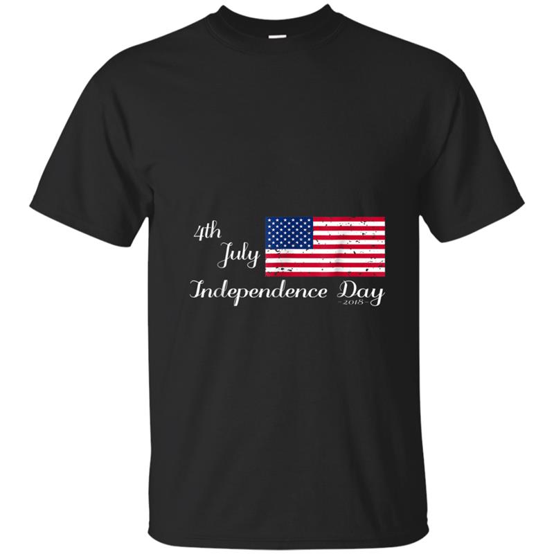 Happy 4th July  Independence Day 2018  Patriot USA T-shirt-mt