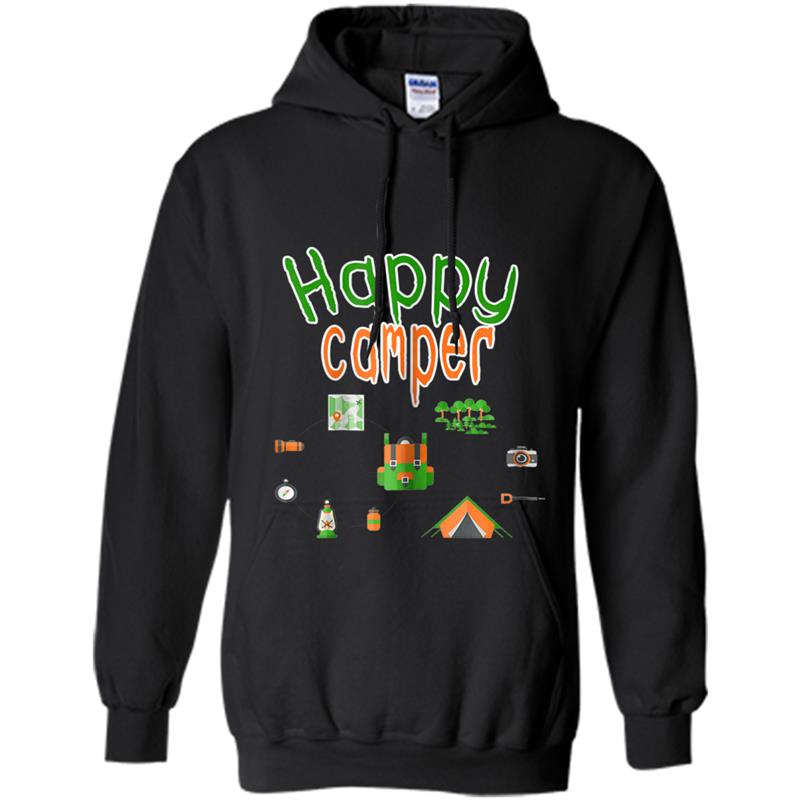 Happy Camper - Camping  for Men, Women, and youth Hoodie-mt