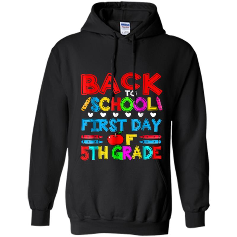 Happy First Day Of 5th Grade Back To School Gift Hoodie-mt