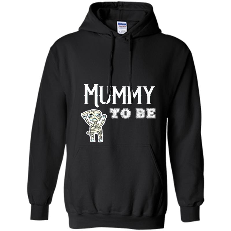 Happy Halloween Mummy to Be Pregnancy Hoodie-mt