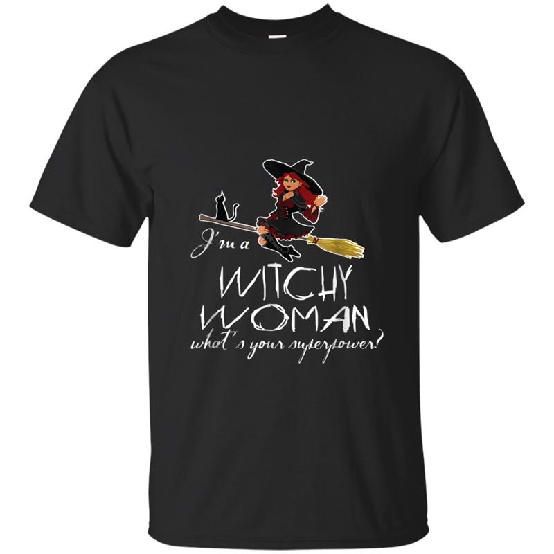 Happy Halloween  I'm A Witch Woman T-shirt-mt