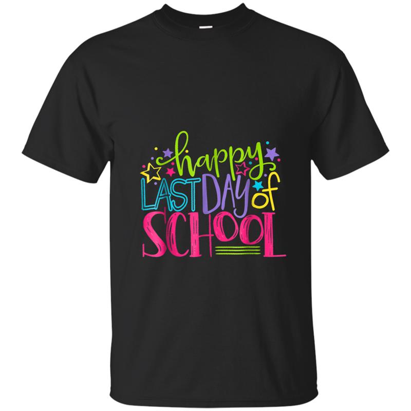 Happy Last Day Of School  Teacher Appreciation Students T-shirt-mt