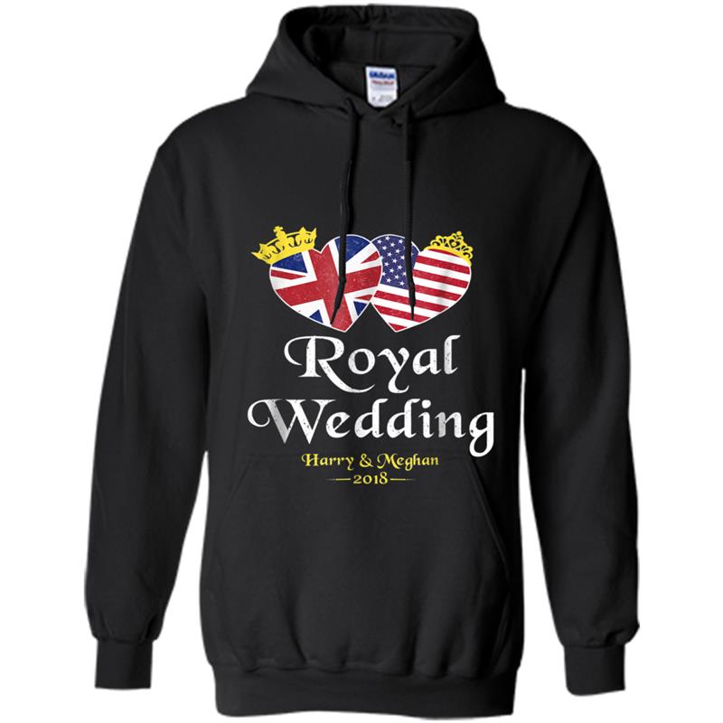 Harry and Meghan 2018 British Royal Wedding Vintage Hoodie-mt