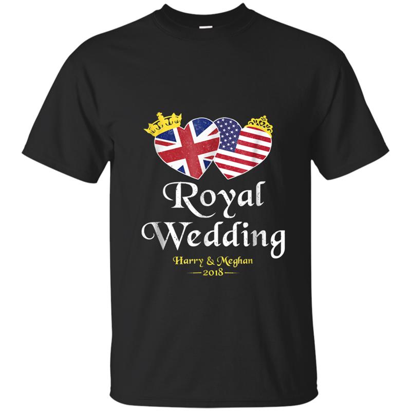 Harry and Meghan 2018 British Royal Wedding Vintage T-shirt-mt