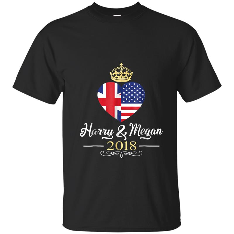 Harry and Meghan 2018 Royal Wedding British Vintage T-shirt-mt