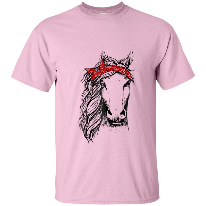 Horse Bandana  for Horseback Riding Horse Lover T-shirt-mt