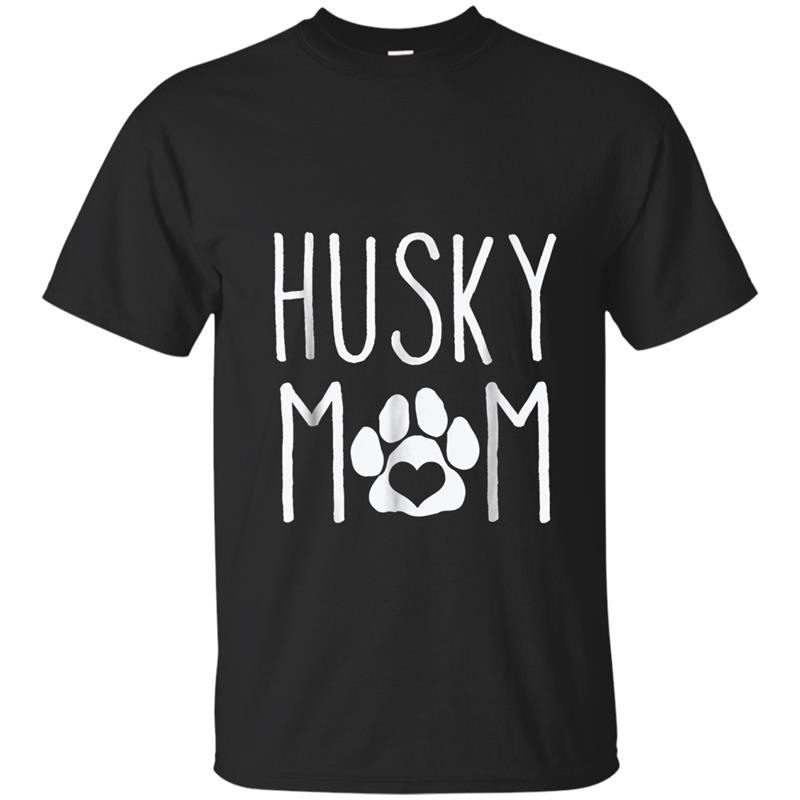 Husky Mom  Dog Lover Gift for Mothers Day Mama T-shirt-mt