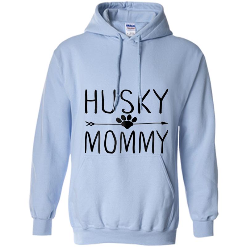 Husky Mommy  Funny Dog Lover Mom Gift for Mothers Day Hoodie-mt