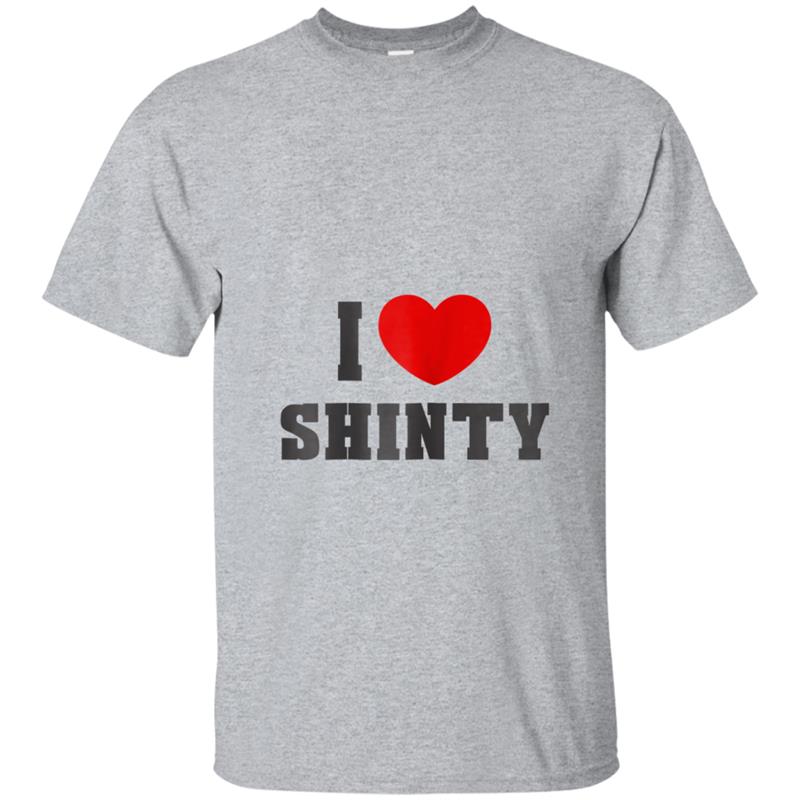 I Heart Love Shinty  Men Women Sport Gift Tee T-shirt-mt