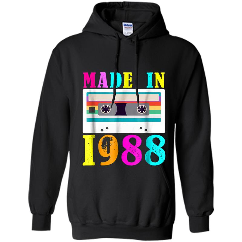 I Love 80s Tees Made In 1988 Retro Vintage Neon Hoodie-mt