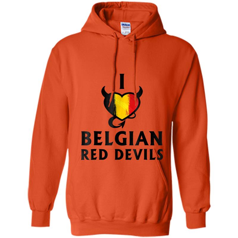 i love Belgian red devils Hoodie-mt