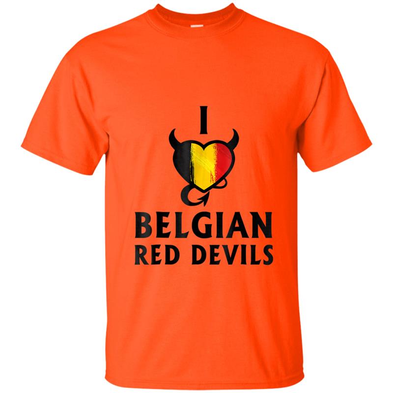 i love Belgian red devils T-shirt-mt