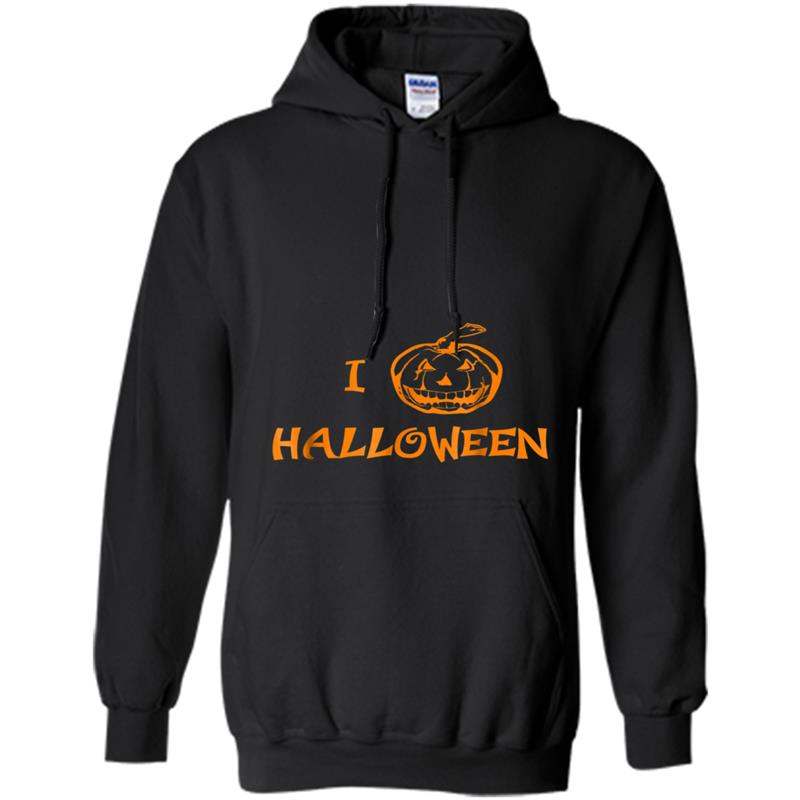 I Love Halloween Jackolantern Pumpkin Hoodie-mt