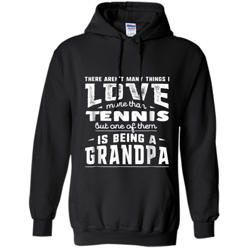 I Love More Than Tennis Being A Grandpa  Men Hoodie-mt
