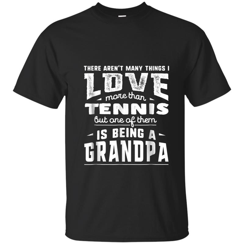 I Love More Than Tennis Being A Grandpa  Men T-shirt-mt