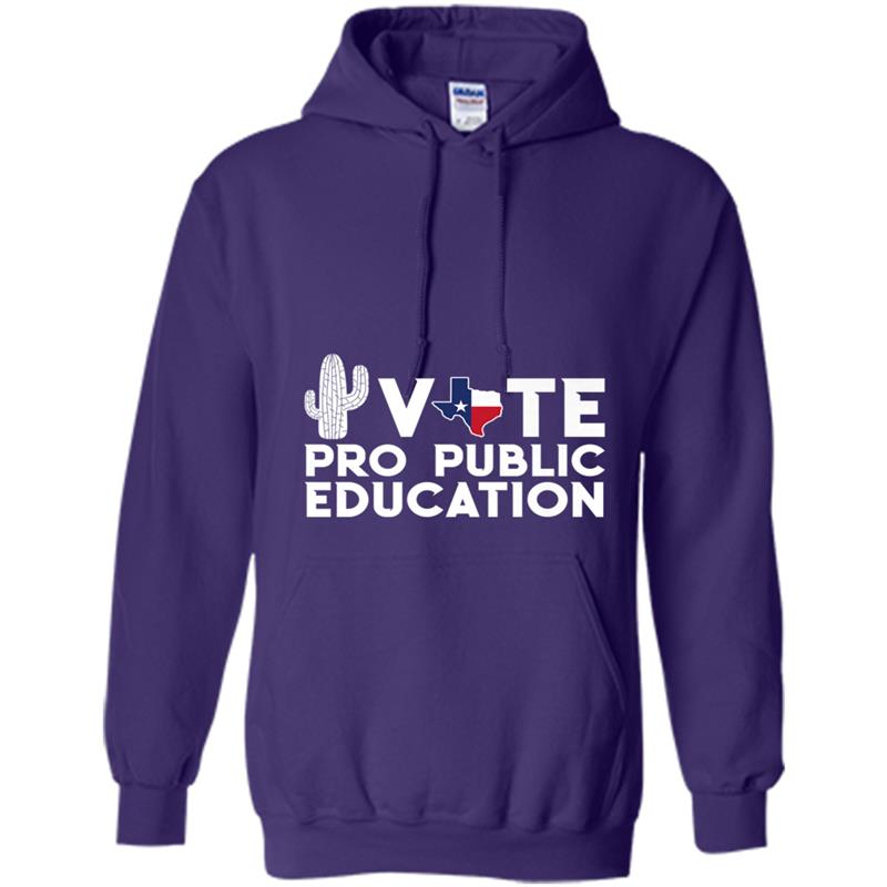 I Vote Pro Public Education, Texas, Houston May 2018 Walkout Hoodie-mt