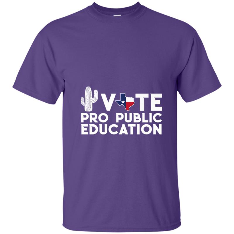 I Vote Pro Public Education, Texas, Houston May 2018 Walkout T-shirt-mt