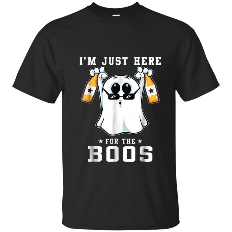 I'm Just Here For The Boos  Funny Halloween Beer Tee T-shirt-mt